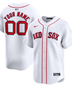 Boston Red SoxYouth Home Limited Custom Jersey  White