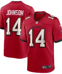 Brad Johnson Tampa Bay Buccaneers  Game Retired Player Jersey  Red