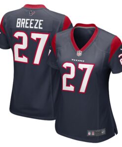 Brady Breeze Houston Texans  Women_s Team Game Jersey   Navy