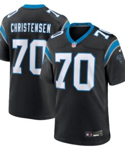 Brady Christensen Carolina Panthers  Team Game Jersey  Black