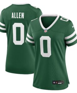 Braelon Allen New York Jets  Women_s Game Jersey  Legacy Green