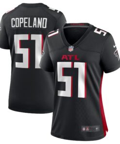 Brandon Copeland Atlanta Falcons  Women_s Game Player Jersey  Black