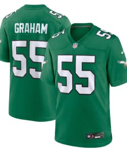 Brandon Graham Philadelphia Eagles  Alternate Game Jersey  Kelly Green