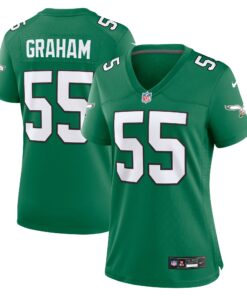 Brandon Graham Philadelphia Eagles  Women_s Alternate Game Jersey  Kelly Green