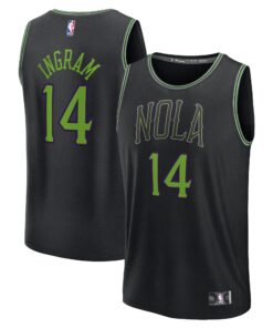 Brandon Ingram New Orleans Pelicans Fanatics Fast Break Jersey - Black - City Edition