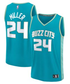 Brandon Miller Charlotte Hornets Fanatics Fast Break Jersey - Teal - City Edition