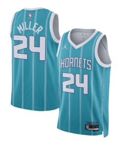 Brandon Miller Charlotte Hornets Unisex NBA Draft Swingman Jersey - Icon Edition - Teal