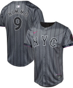 Brandon Nimmo New York MetsYouth 2024 City Connect Limited Player Jersey  Graphite