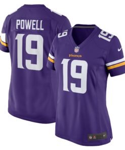 Brandon Powell Minnesota Vikings  Women_s Game Jersey  Purple