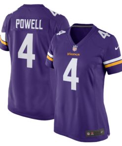 Brandon Powell Minnesota Vikings  Women_s  Game Jersey   Purple