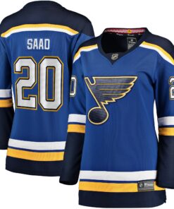 Brandon Saad St. Louis Blues Fanatics Women_s Home Breakaway Player Jersey  Blue