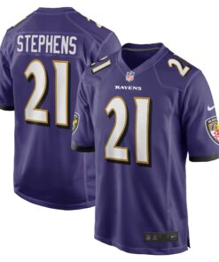 Brandon Stephens Baltimore Ravens  Game Jersey  Purple