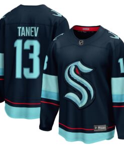 Brandon Tanev Seattle Kraken Fanatics Home Breakaway Player Jersey  Navy