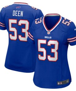 Branson Deen Buffalo Bills  Women_s Game Jersey   Royal 1