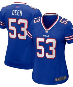 Branson Deen Buffalo Bills  Women_s Game Jersey   Royal
