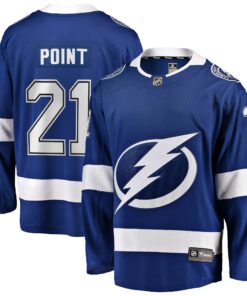 Brayden Point Tampa Bay Lightning Fanatics Home Premier Breakaway Player Jersey  Blue