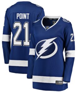 Brayden Point Tampa Bay Lightning Fanatics Women_s Breakaway Player Jersey  Blue