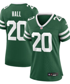 Breece Hall New York Jets  Women_s Game Jersey  Legacy Green