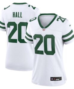 Breece Hall New York Jets  Women_s Game Jersey  Legacy White