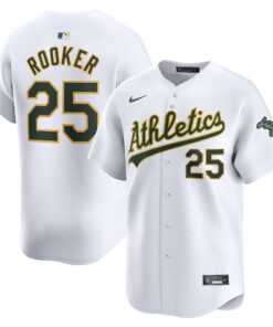 Brent Rooker Oakland AthleticsHome Limited Player Jersey  White