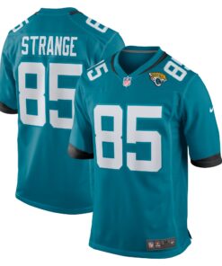 Brenton Strange Jacksonville Jaguars  Team Game Jersey   Teal