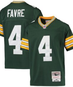 Brett Favre Green Bay Packers Mitchell amp Ness Youth 1996 Retired Player Legacy Jersey  Green