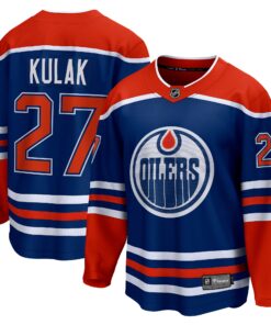 Brett Kulak Edmonton Oilers Fanatics Home Breakaway Player Jersey  Royal