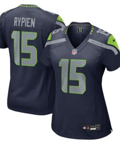 Brett Rypien Seattle Seahawks  Women_s Team Game Jersey  College Navy