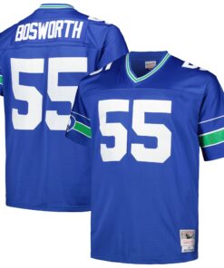 Brian Bosworth Seattle Seahawks Mitchell amp Ness Big amp Tall 1987 Legacy Retired Player Jersey  Royal