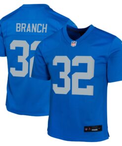 Brian Branch Detroit Lions  Youth Alternate Game Jersey   Blue