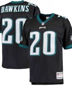 Brian Dawkins Philadelphia Eagles Mitchell amp Ness Big amp Tall 2004 Retired Player Replica Jersey  Black
