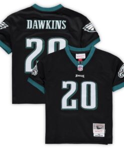 Brian Dawkins Philadelphia Eagles Mitchell amp Ness Preschool Retired Legacy Jersey  Black