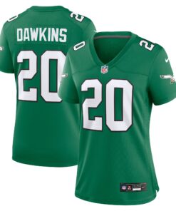 Brian Dawkins Philadelphia Eagles  Women_s Alternate Game Jersey  Kelly Green