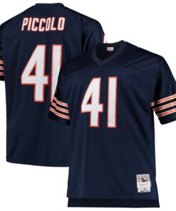 Brian Piccolo Chicago Bears Mitchell amp Ness Big amp Tall 1969 Retired Player Replica Jersey  Navy