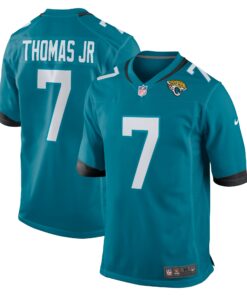 Brian Thomas Jr Jacksonville Jaguars  2024 NFL Draft First Round Pick Player Game Jersey  Teal