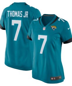Brian Thomas Jr. Jacksonville Jaguars  Women_s Game Jersey   Teal