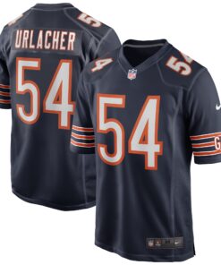 Brian Urlacher Chicago Bears  Game Retired Player Jersey  Navy
