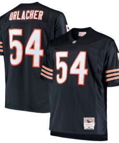 Brian Urlacher Chicago Bears Mitchell amp Ness Big amp Tall 2001 Retired Player Replica Jersey  Navy
