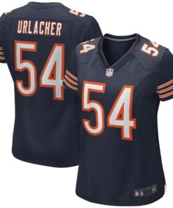 Brian Urlacher Chicago Bears  Women_s Game Retired Player Jersey  Navy 1