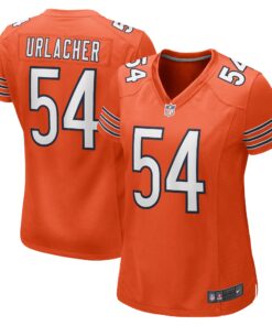 Brian Urlacher Chicago Bears  Women_s Retired Player Jersey  Orange