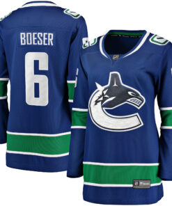 Brock Boeser Vancouver Canucks Fanatics Women_s Home Breakaway Jersey  Blue