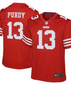 Brock Purdy San Francisco 49ers  Youth Game Jersey  Scarlet 1