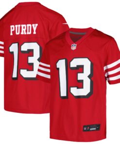 Brock Purdy San Francisco 49ers  Youth Game Jersey  Scarlet