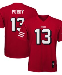 Brock Purdy San Francisco 49ers Youth Replica Player Jersey  Scarlet