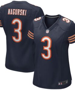 Bronko Nagurski Chicago Bears  Women_s Game Retired Player Jersey  Navy
