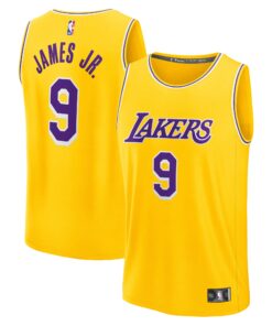 Bronny James Los Angeles Lakers Fanatics 2024 NBA Draft Fast Break Player Jersey - Icon Edition - Gold