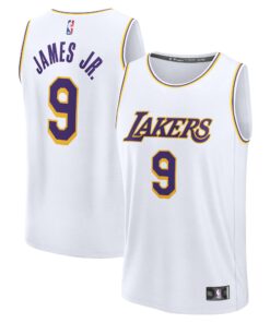 Bronny James Los Angeles Lakers Fanatics Fast Break Replica Player Jersey - Association Edition - White