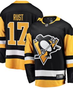 Bryan Rust Pittsburgh Penguins Fanatics Home Breakaway Player Jersey  Black