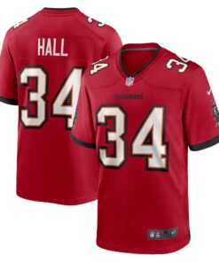 Bryce Hall Tampa Bay Buccaneers  Team Game Jersey   Red