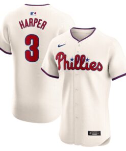 Bryce Harper Philadelphia PhilliesAlternate Elite Player Jersey  Cream